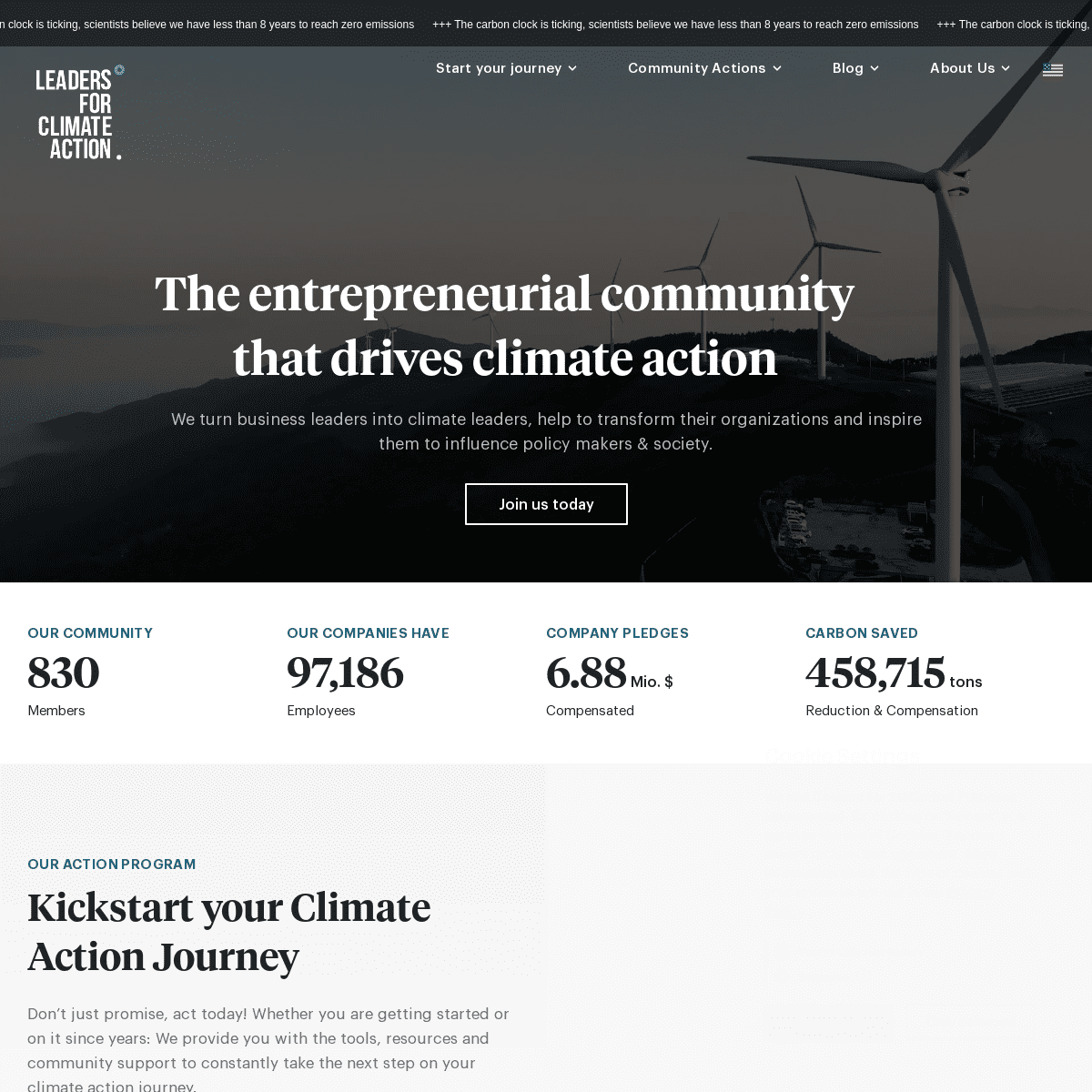 Homepage - Leaders for Climate Action