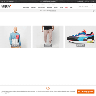 SNIPES online shop - Sneakers, streetwear en accessoires
