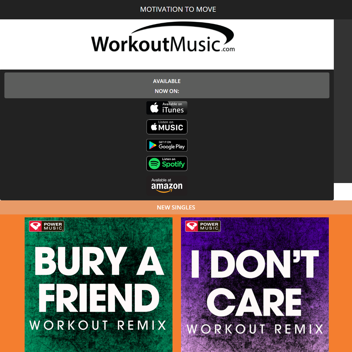 A complete backup of http://www.workoutmusic.com/