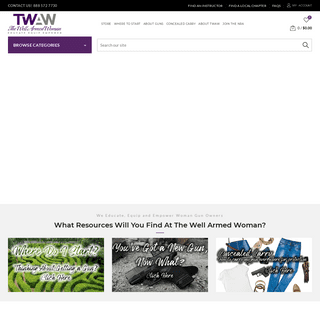 A complete backup of https://thewellarmedwoman.com