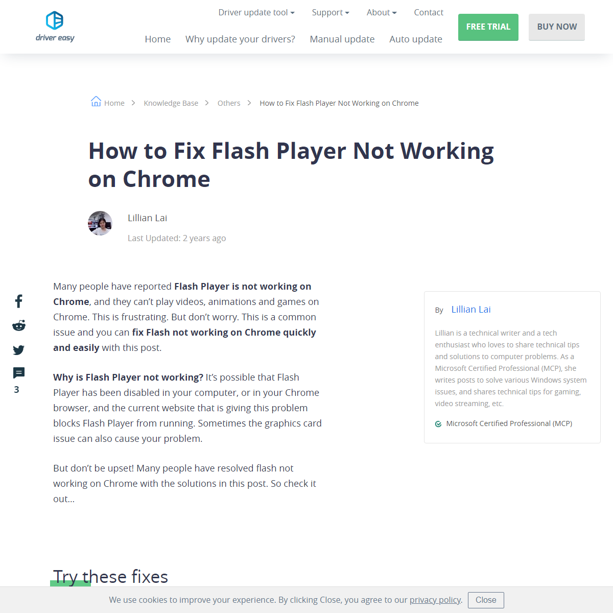 A complete backup of https://www.drivereasy.com/knowledge/how-to-fix-flash-player-not-working-on-chrome/