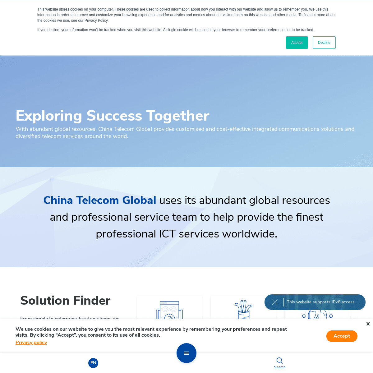 A complete backup of https://chinatelecomglobal.com