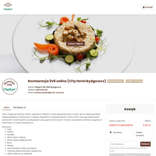 Foodeliver - Restauracja 3V6 online (City Hotel Bydgoszcz)