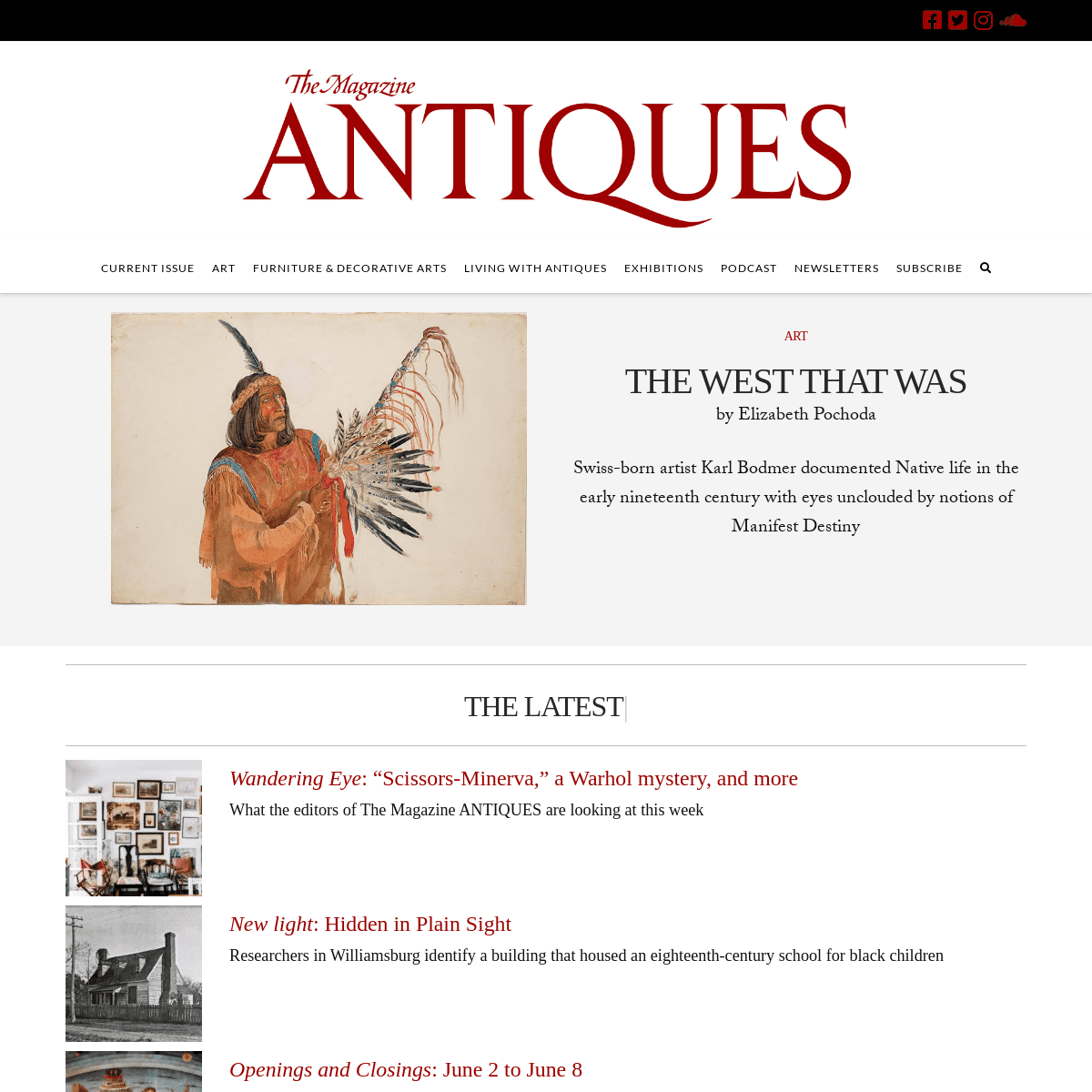 A complete backup of https://themagazineantiques.com