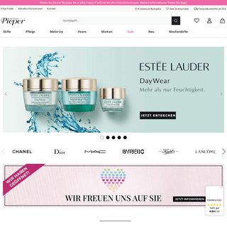 ParfÃ¼merie Pieper - Marken Parfum, Kosmetik, DÃ¼fte und Pflegeprodukte