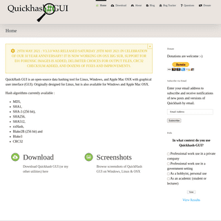 A complete backup of https://quickhash-gui.org