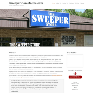 A complete backup of https://sweeperstoreonline.com