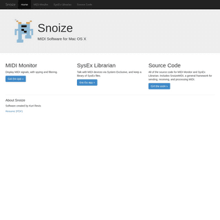A complete backup of https://snoize.com