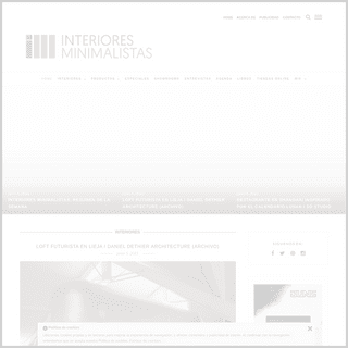Interiores Minimalistas - Revista online de diseÃ±o interior minimalista