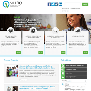SkillsIQ -- Skills Service Organisation