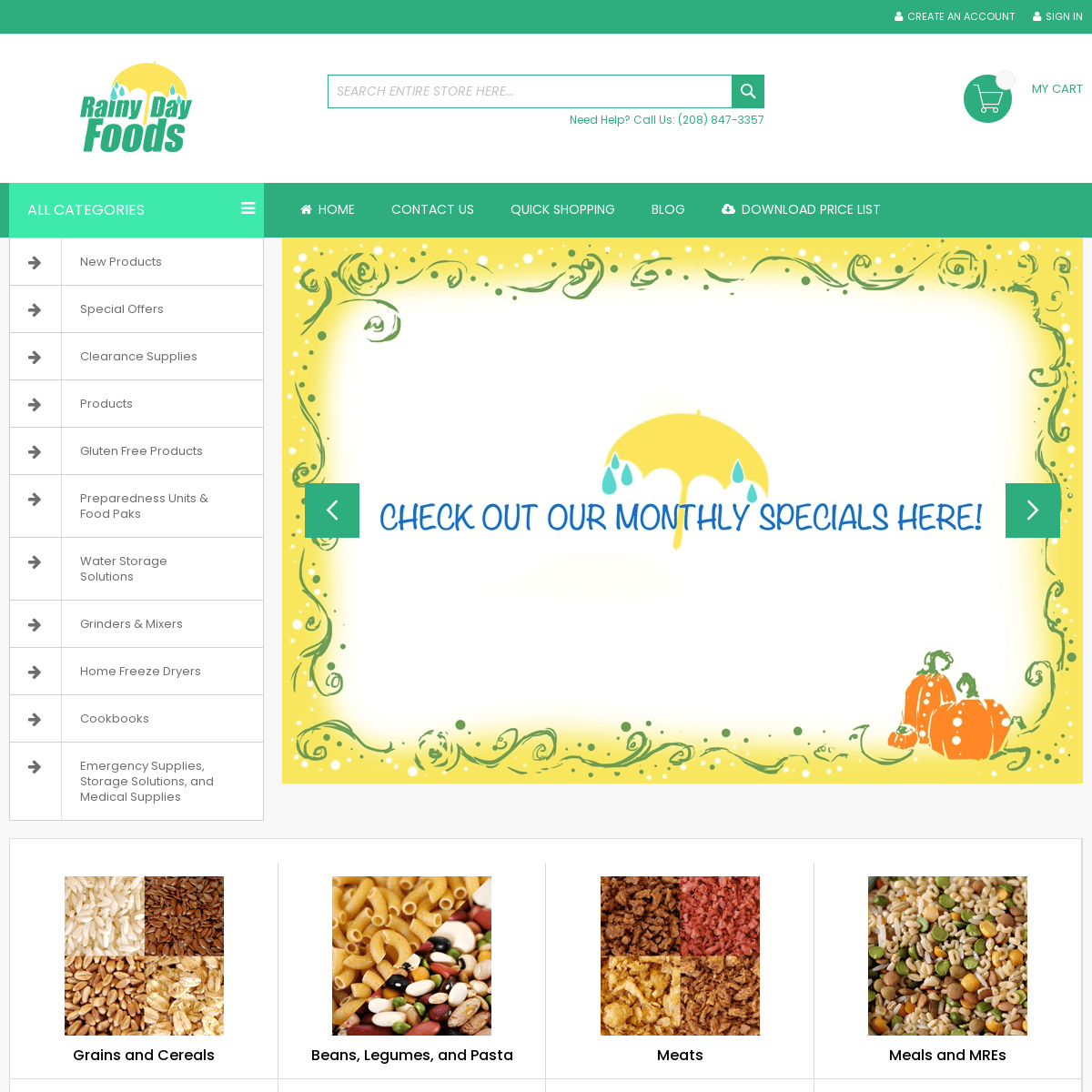 A complete backup of https://rainydayfoods.com