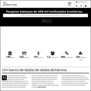 Banco Data - BalanÃ§o, Rating, InformaÃ§Ã£o para o Investidor Brasileiro