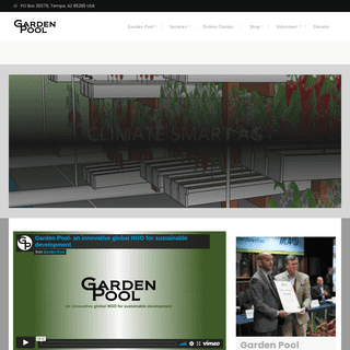 Garden Pool â€“ An international public charity for sustainable development