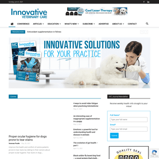 Home - IVC Journal - Innovative Veterinary Care Journal