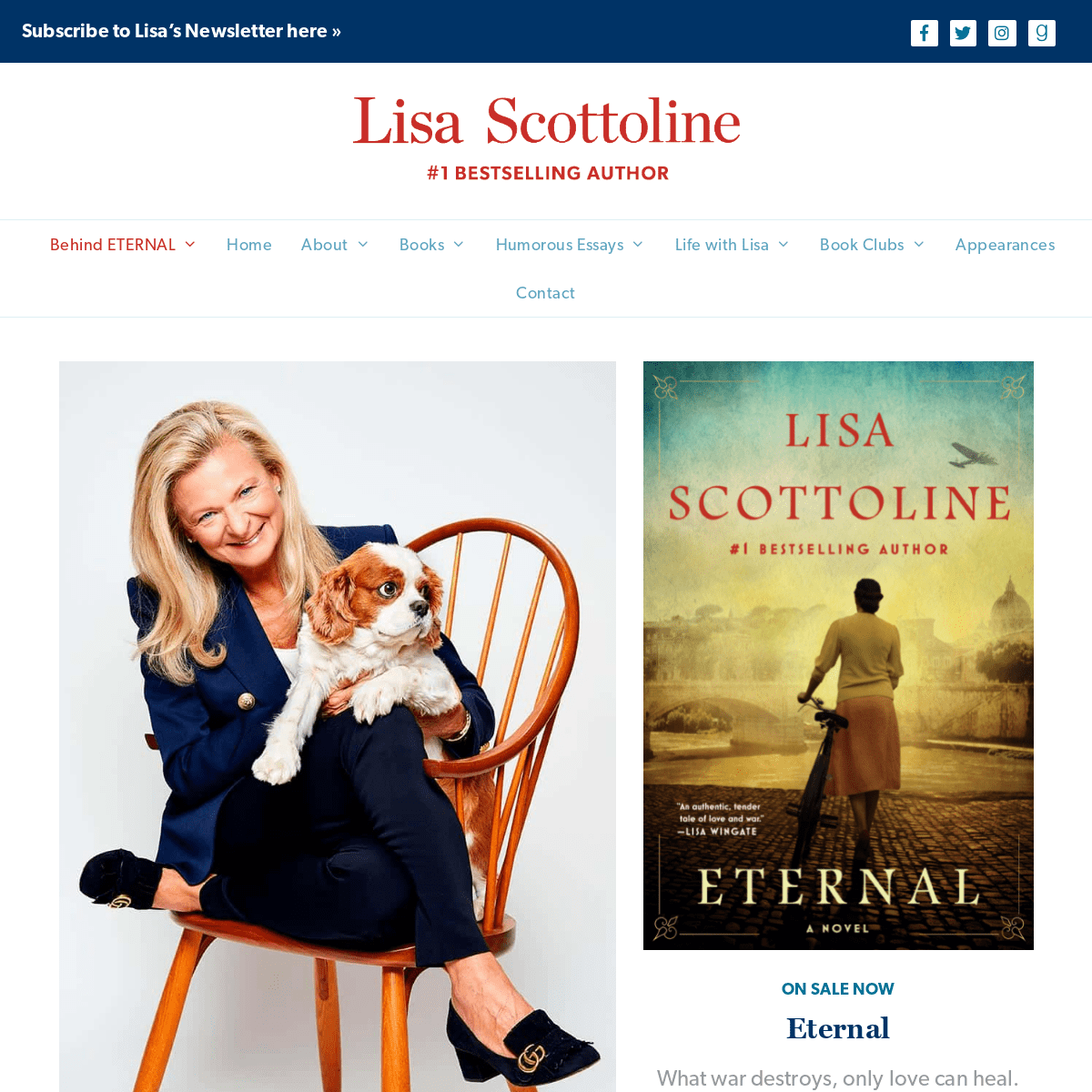 Lisa Scottoline â€“ #1 Bestselling Author