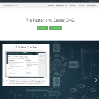 The Faster and Easier CMS - Typesetter CMS