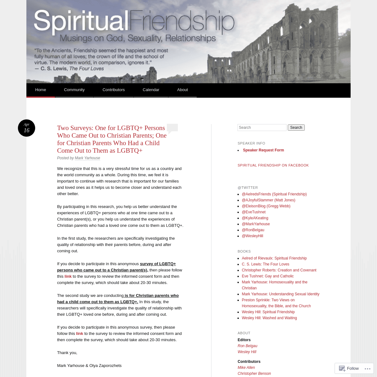 A complete backup of https://spiritualfriendship.org