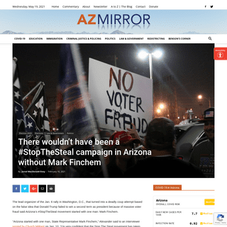 A complete backup of https://www.azmirror.com/2021/02/10/there-wouldnt-have-been-a-stopthesteal-campaign-in-arizona-without-mark