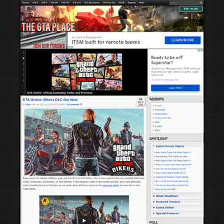 The GTA Place - Latest news, information, screenshots, forums...