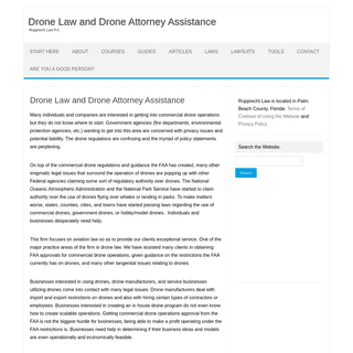 - Drone Law and Drone Attorney Assistance