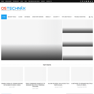 A complete backup of https://ostechnix.com