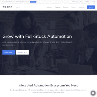 Marketing Automation,CRM, Mail & Desk for Growing Business - Aritic