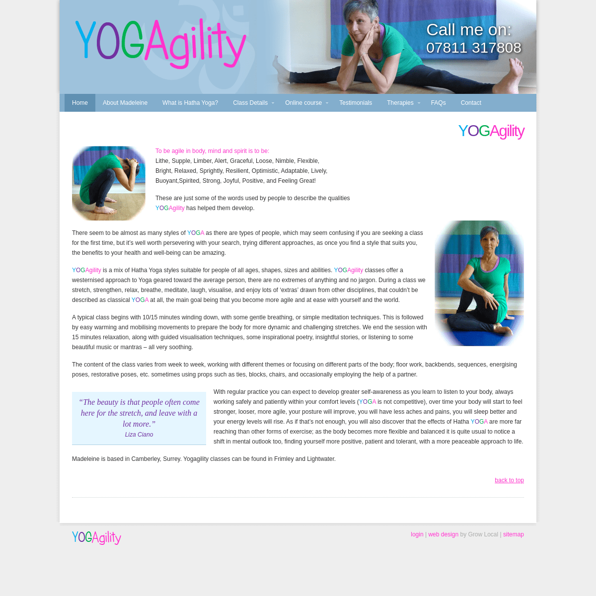 Yoga in Camberley - Yogagility
