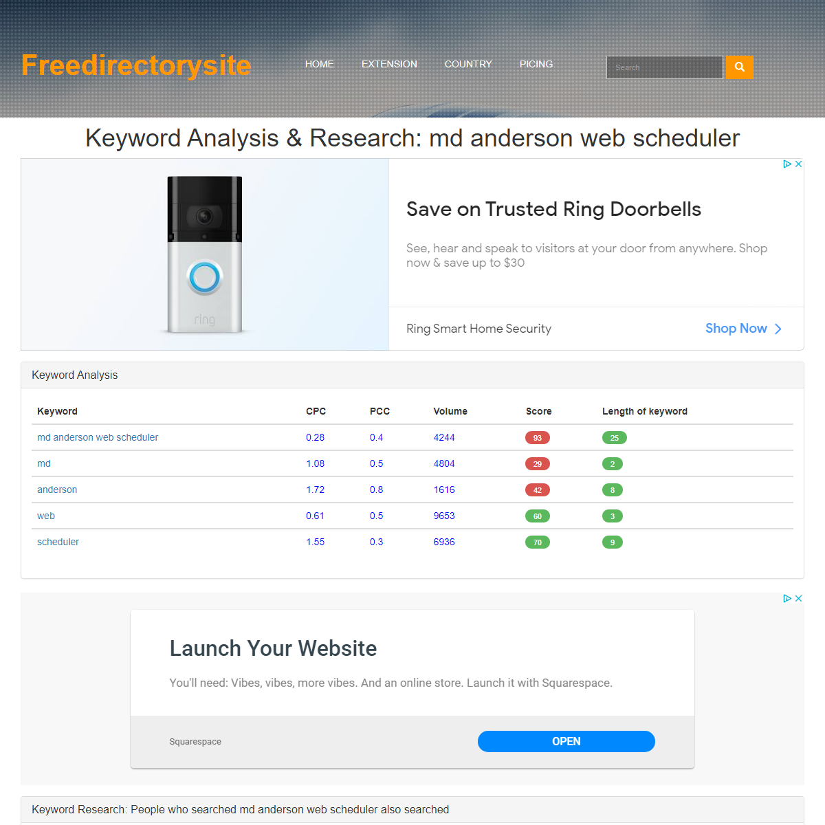 A complete backup of https://www.freedirectorysite.com/search/md-anderson-web-scheduler