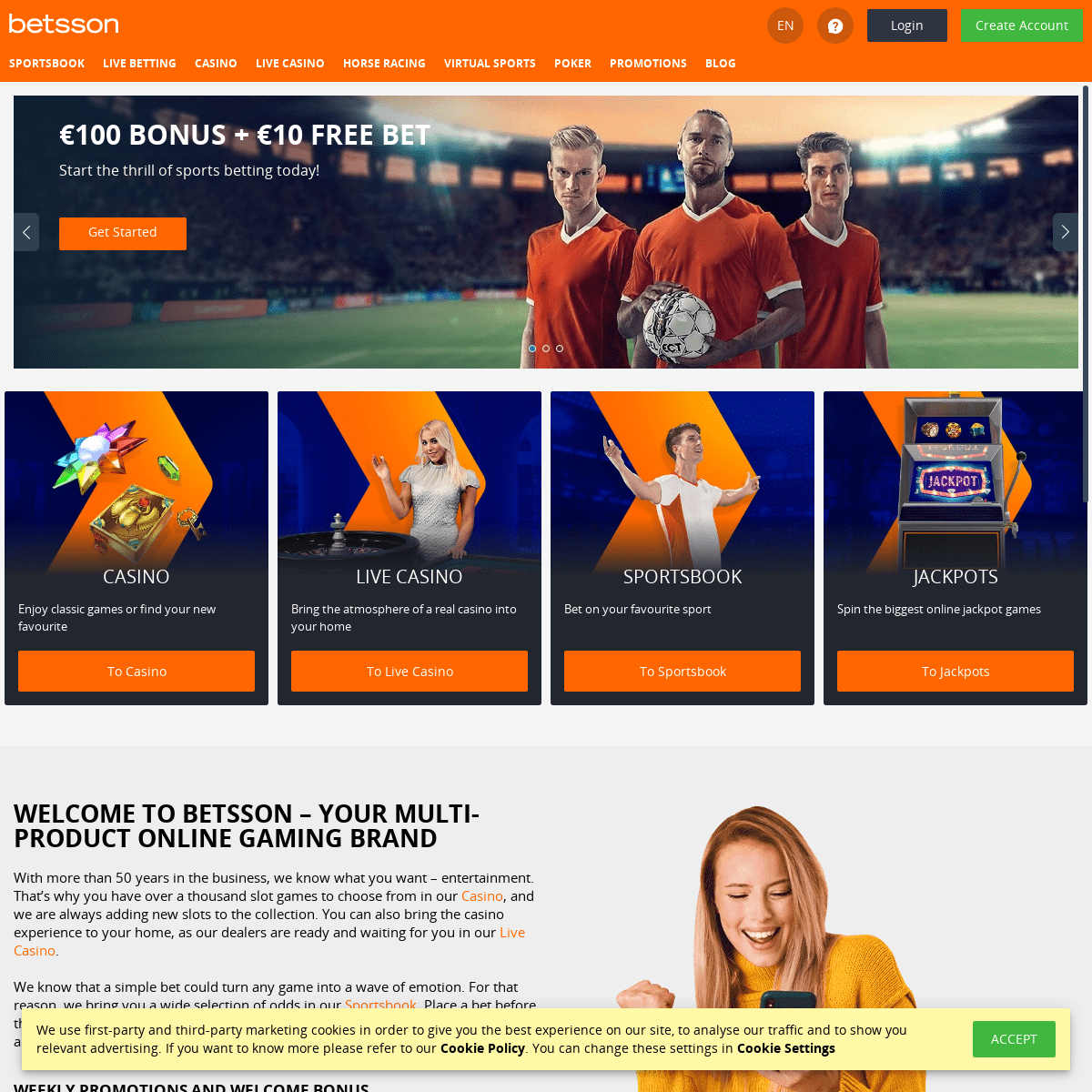 A complete backup of https://betsson.com