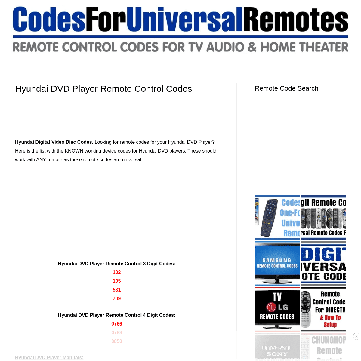 A complete backup of https://codesforuniversalremotes.com/hyundai-dvd-player-remote-control-codes/