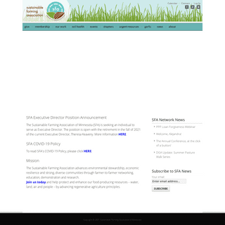 Sustainable Farming Association of Minnesota