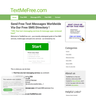 A complete backup of https://textmefree.com