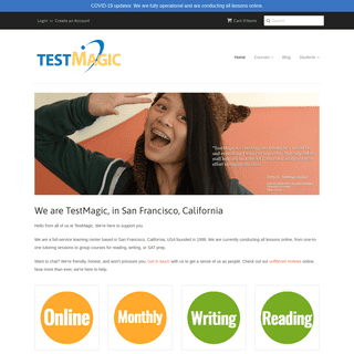 TestMagic Tutoring, Test Prep, and Admissions Help