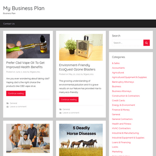 My Business Plan â€“ Business Plan
