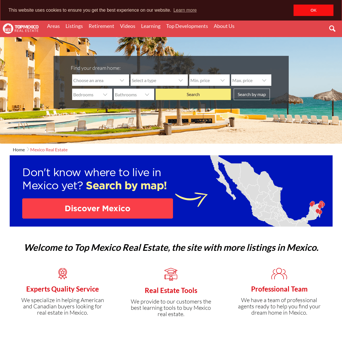 A complete backup of https://topmexicorealestate.com