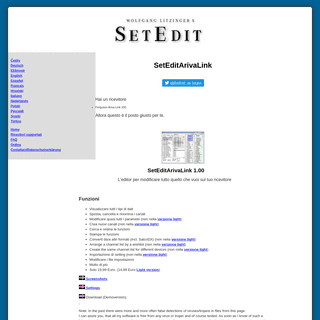 A complete backup of https://www.setedit.de/SetEdit.php?spr=6&Editor=147