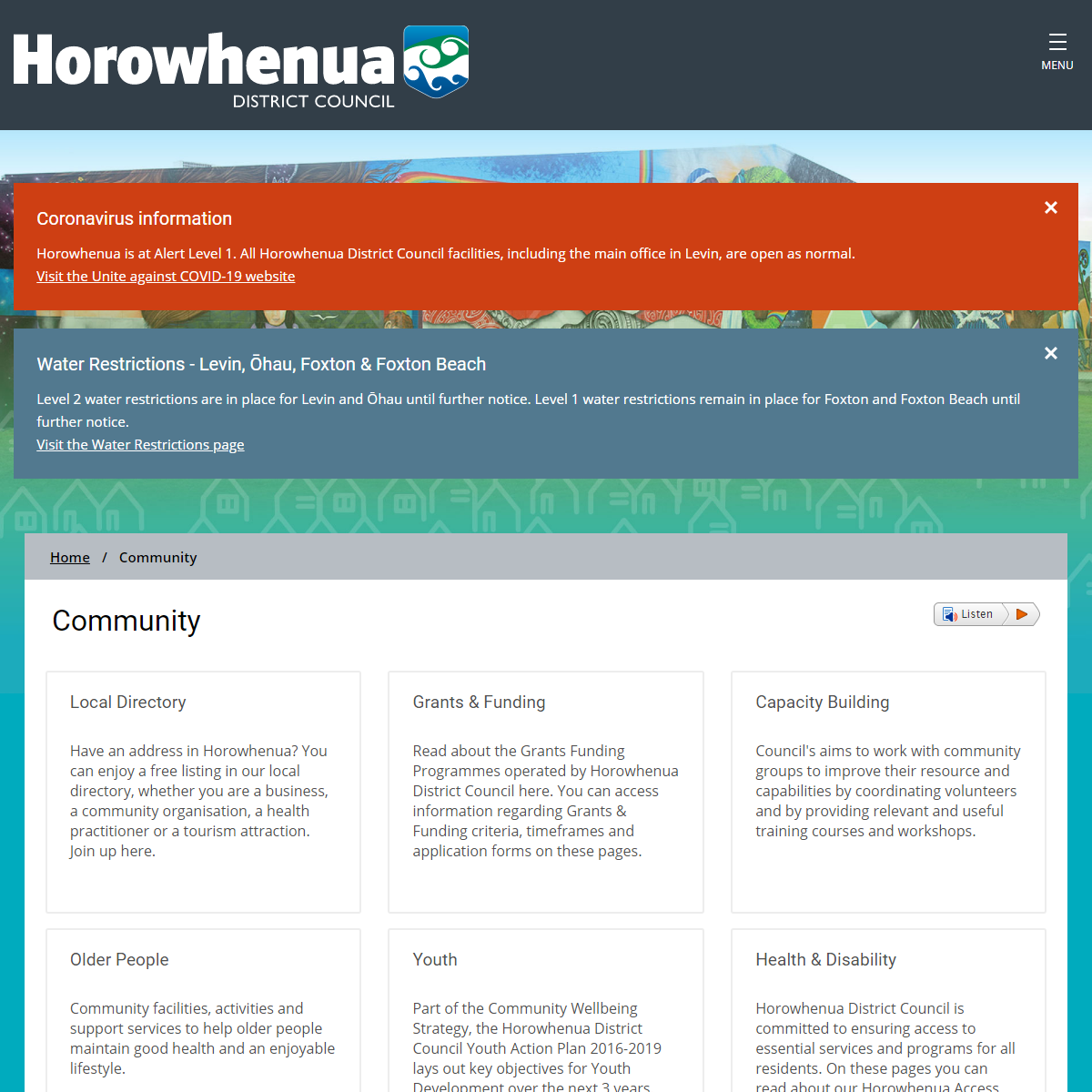 Community - Horowhenua District Council