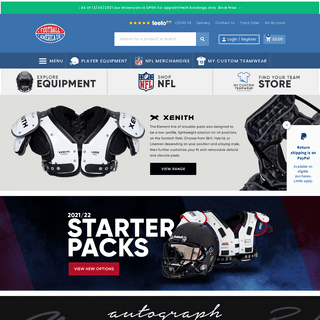 Football America UK - American Football Equipment & NFL Merchandise
