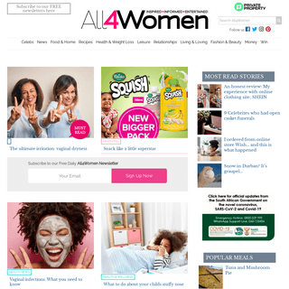A complete backup of https://all4women.co.za
