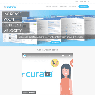Content Curation - Curata