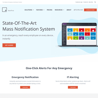 Emergency and Mass Notification System - AlertFind
