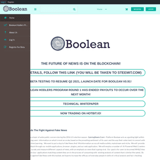 A complete backup of https://boolean.news