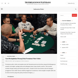 Truereligionoutletjeans - Pintar Online - Bermain Poker Online Judi Asli