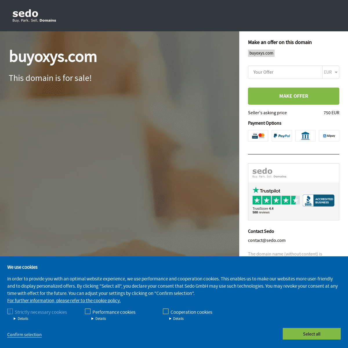 A complete backup of https://buyoxys.com