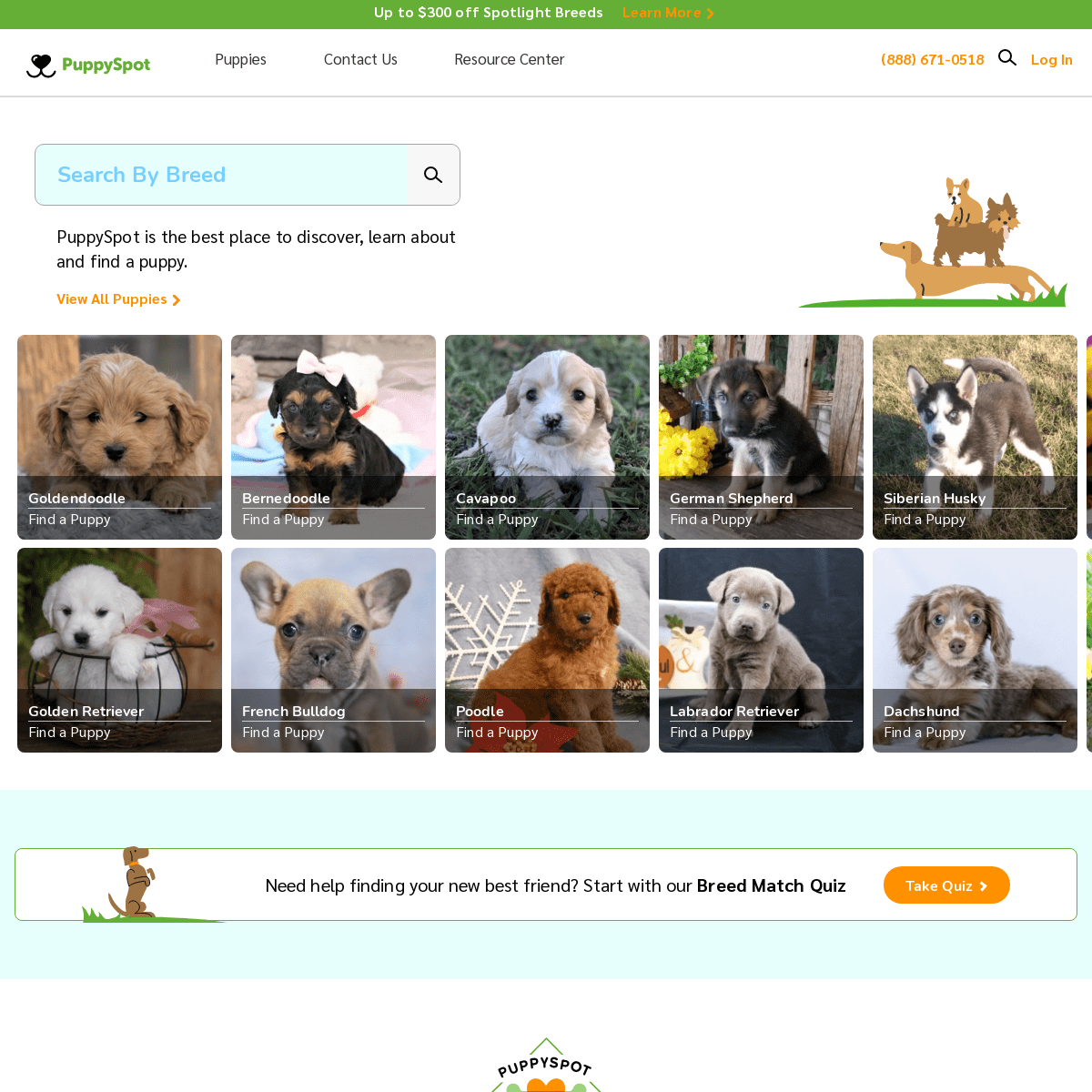 A complete backup of https://puppyspot.com