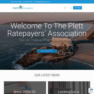 Plett Ratepayers`Â  â€“ Association