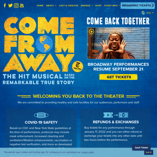 A complete backup of https://comefromaway.com