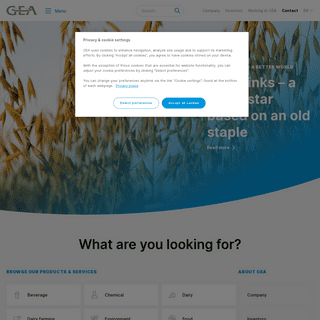 GEA â€“ engineering for a better world