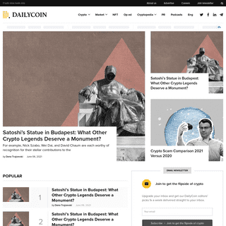 Your daily crypto guide - DailyCoin.com