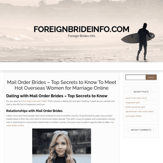 A complete backup of https://foreignbrideinfo.com